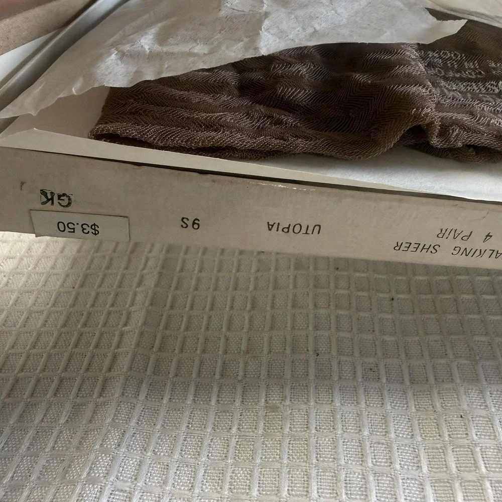 4 Pr Vtg BERKSHIRE Stockings Hosiery 9 S Utopia 30 Gauge Nylon Seamless New